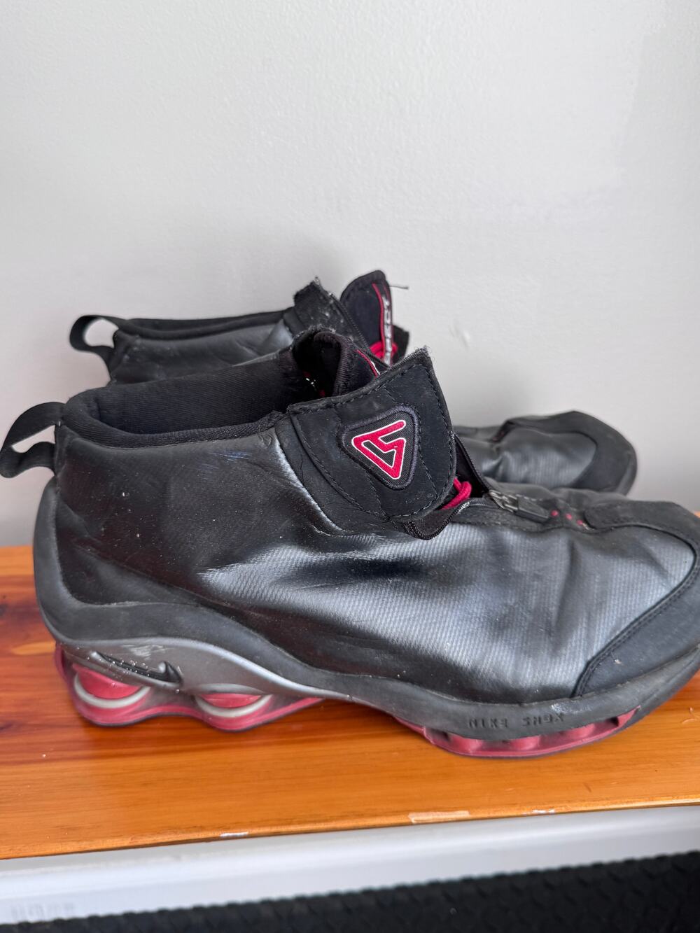 Vintage y2K Nike Shox VC Vince Carter Basketball Shoe Sz 13 Raptors 302277-061
